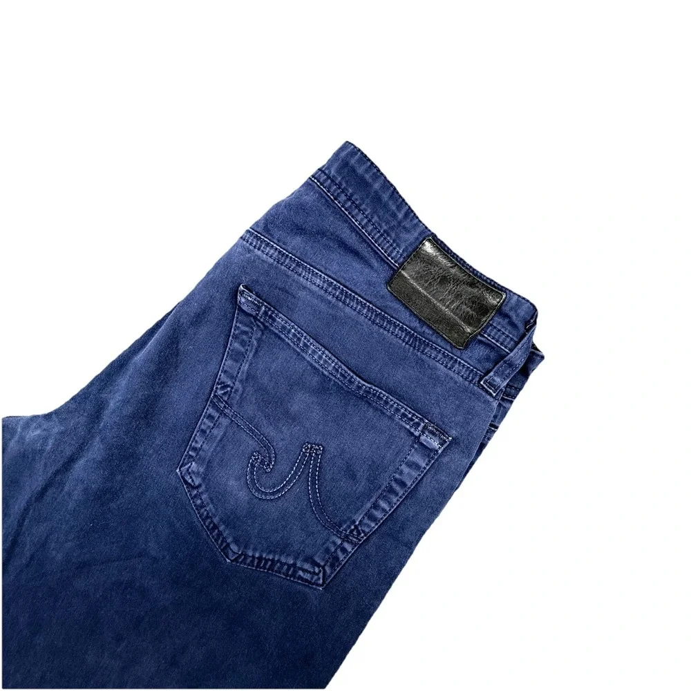 AG Adriano Goldschmied Pants The Graduate Men 33 x 32 Blue Sueded Tailored‎ Leg